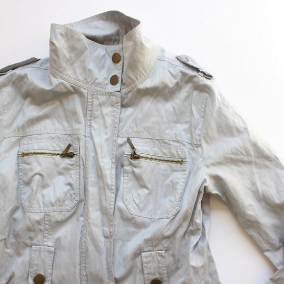Cache Cache Silver Utility Jacket | Y2K French Style - Picture 5 of 9